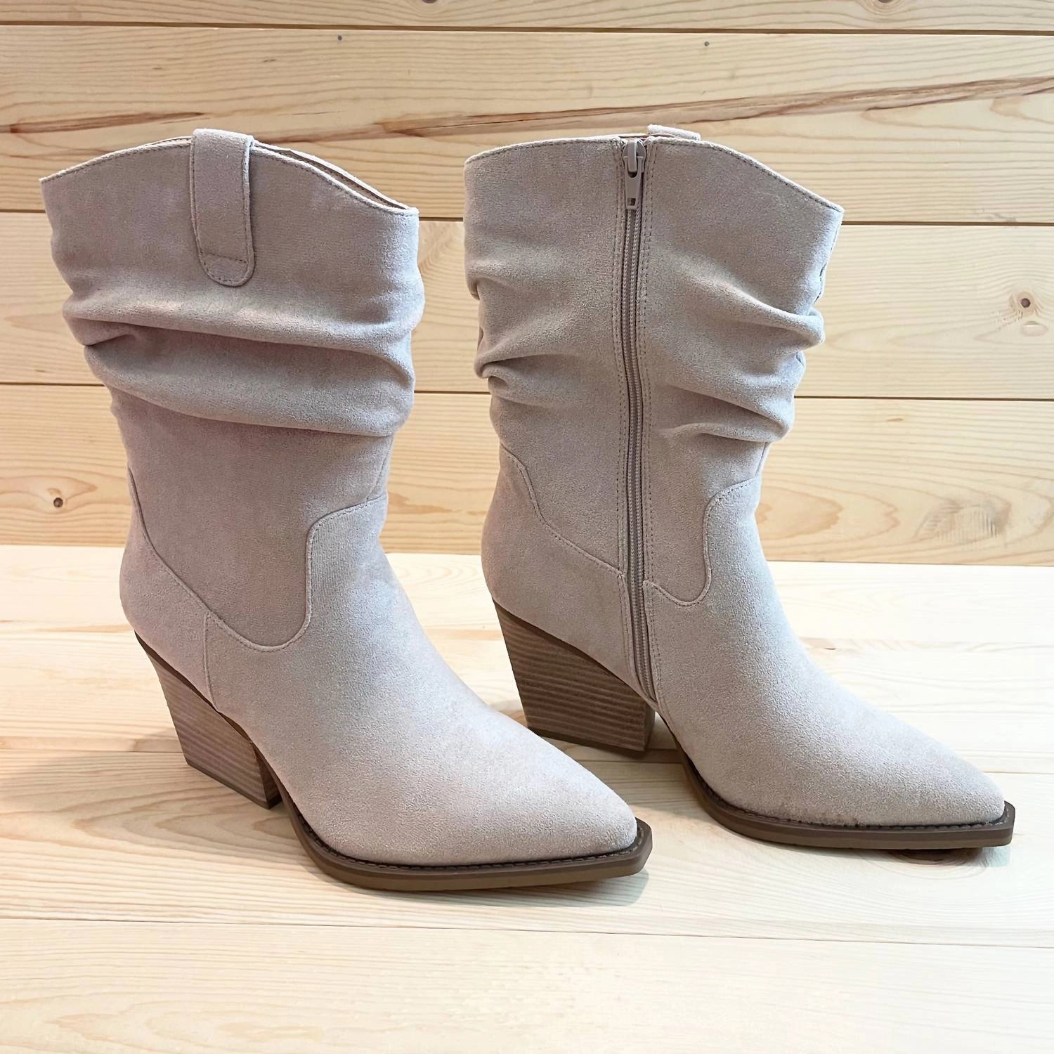 "morocco" Bootie In Light Taupe