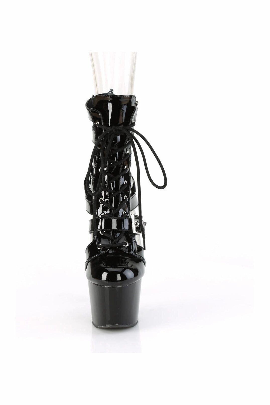 ADORE-1013MST Black Patent Ankle Boot