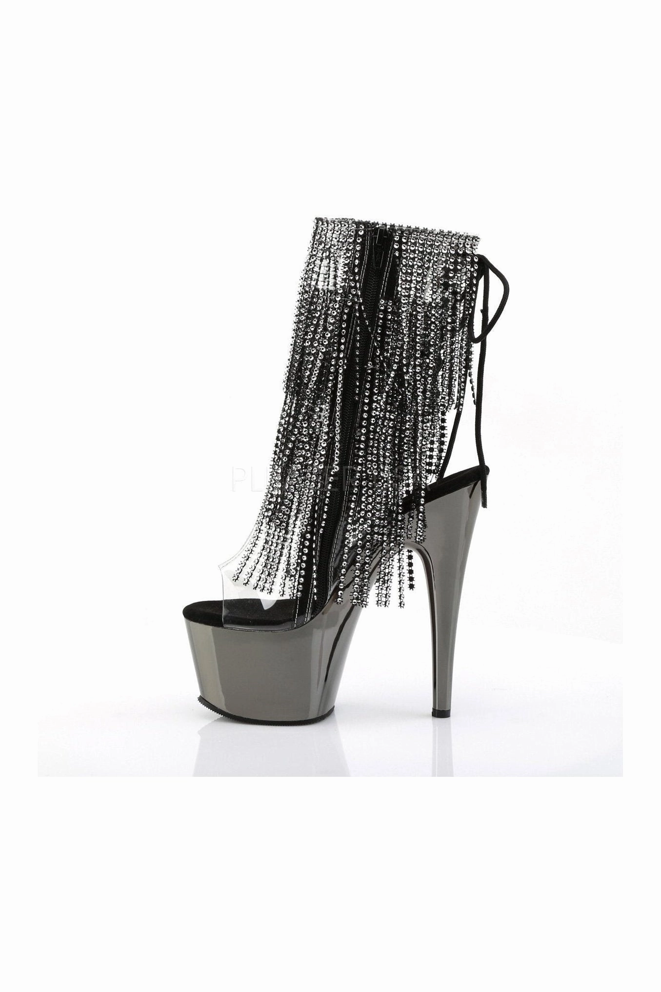 ADORE-1017RSF Platform Boot  | Black Vinyl