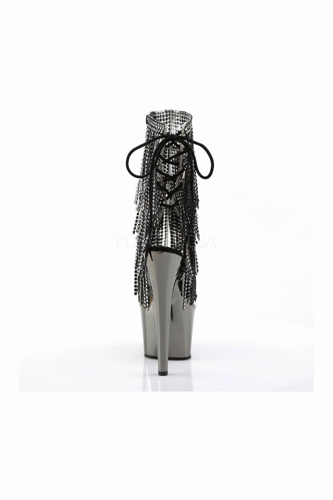 ADORE-1017RSF Platform Boot  | Black Vinyl