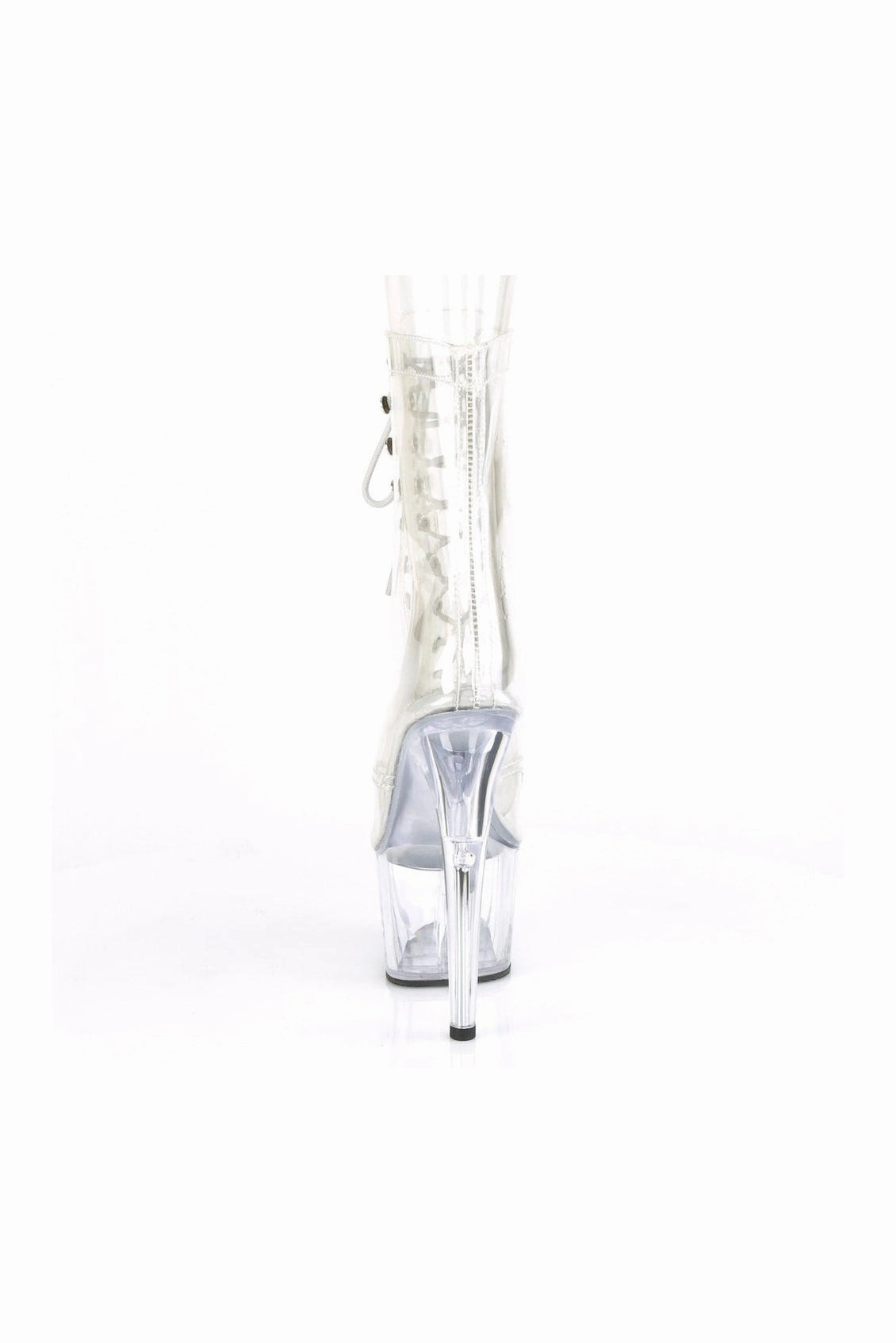 ADORE-1021C Exotic Ankle Boot | Clear Vinyl