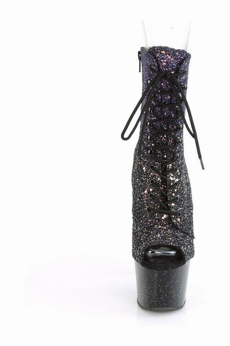 ADORE-1021OMBG Exotic Boot | Purple Glitter