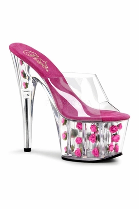 ADORE-701FL Platform Slide  | Clear Vinyl