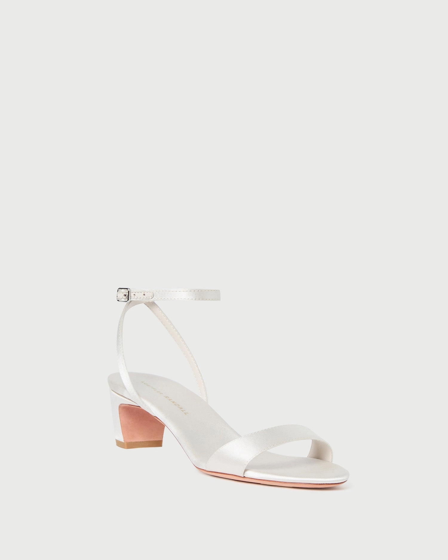 Alice Cream Satin Sandal