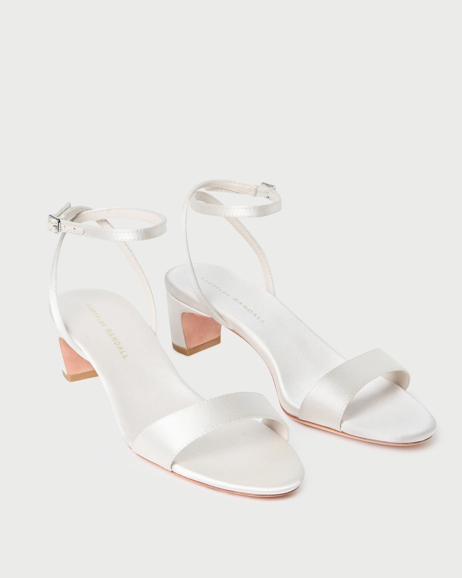 Alice Cream Satin Sandal