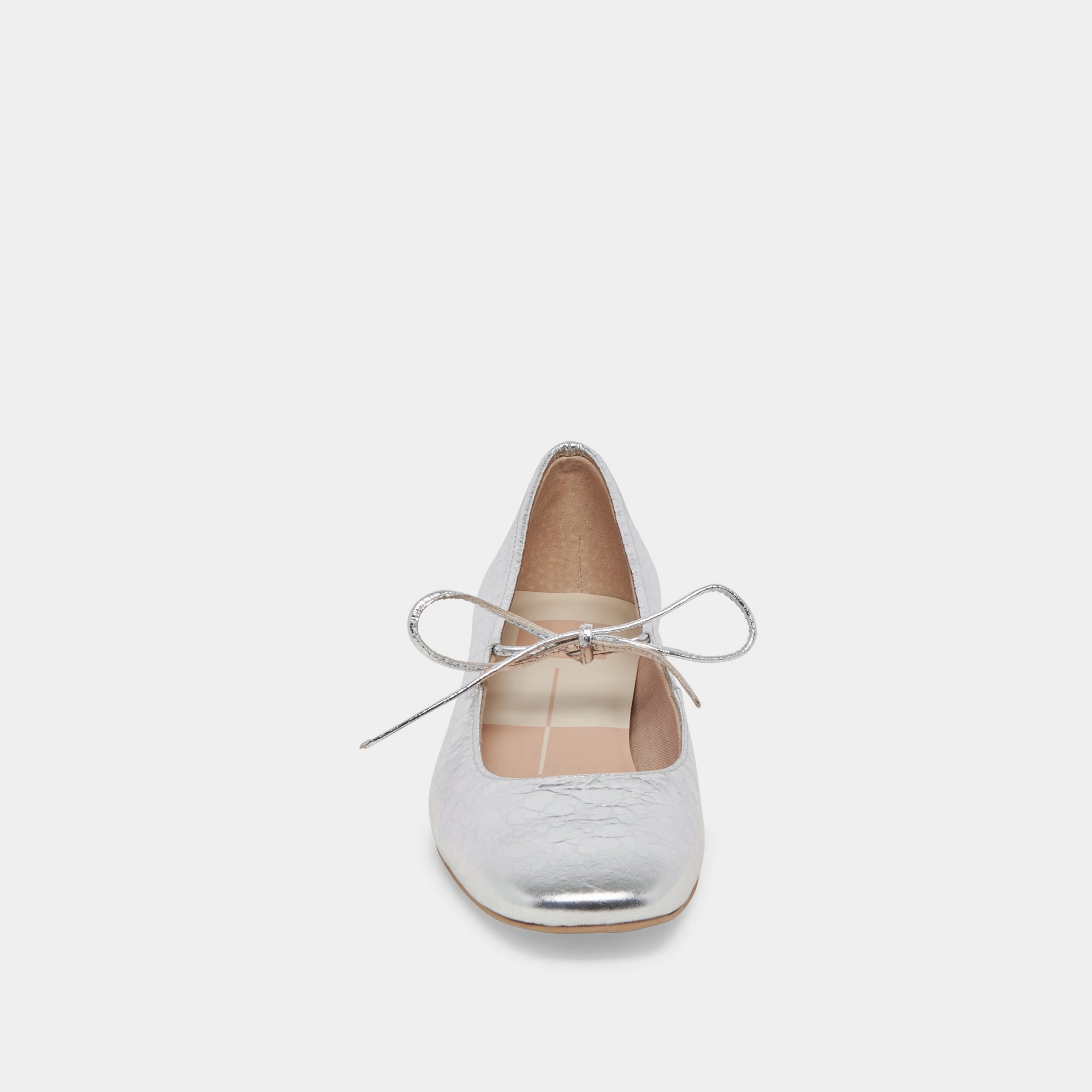ARDIEN HEELS SILVER CRINKLE PATENT