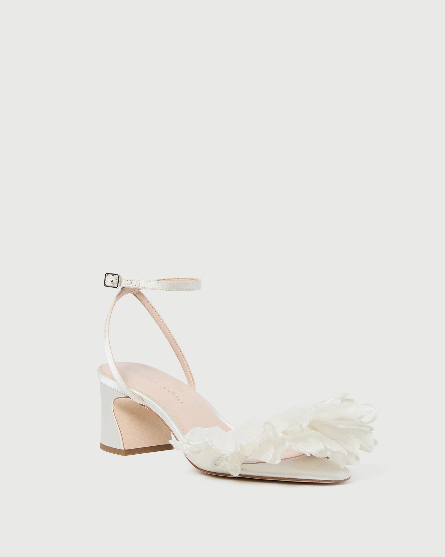 Aria Pearl Organza Heeled Sandal