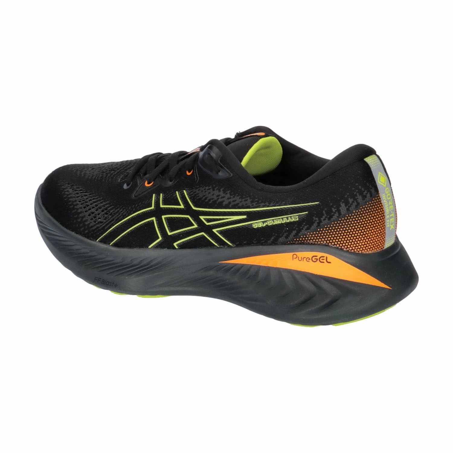 ASICS Herren Laufschuhe Gel-Cumulus 25 GTX 1011B683 Black/Neon Lime 43.5