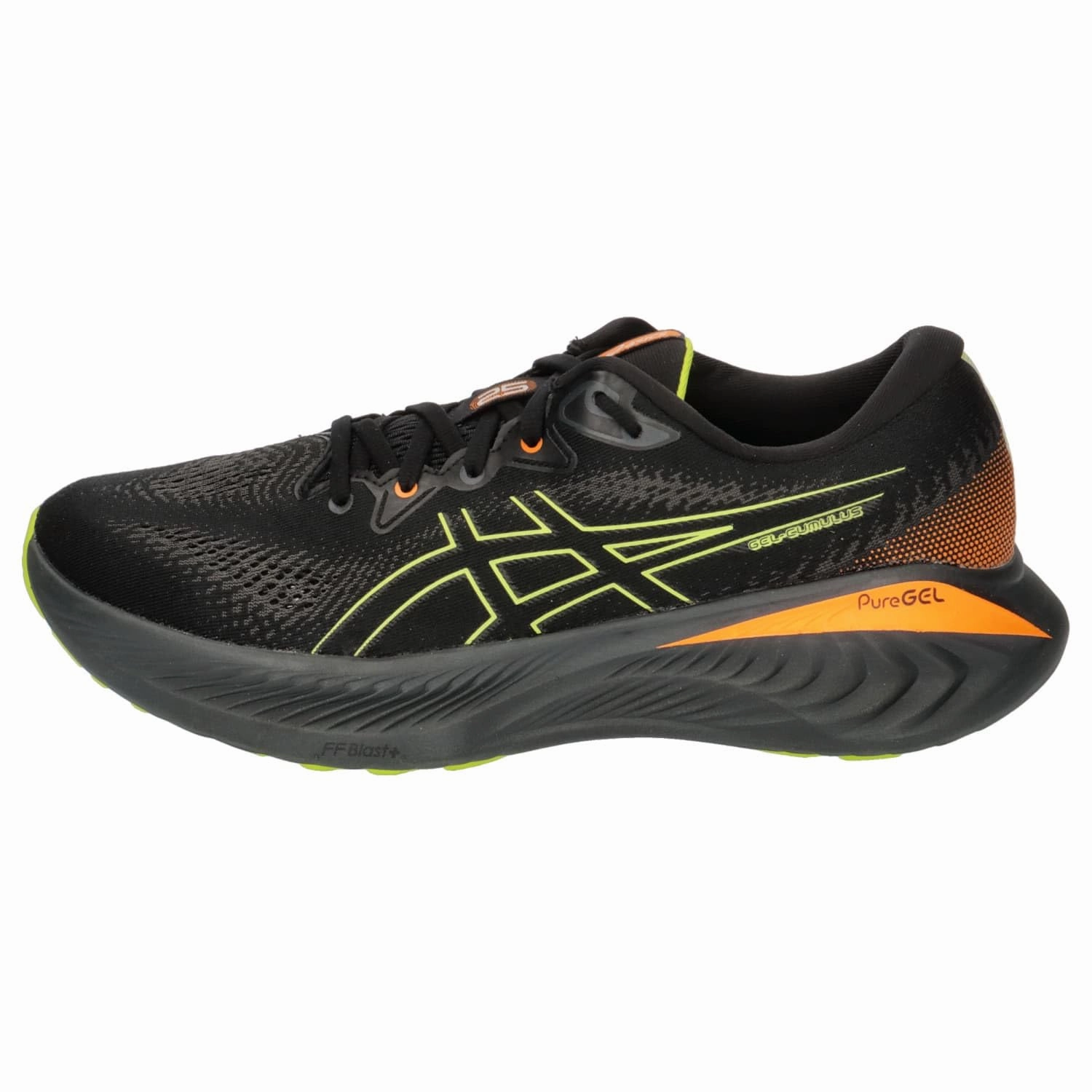 ASICS Herren Laufschuhe Gel-Cumulus 25 GTX 1011B683 Black/Neon Lime 43.5