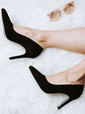 Atlantis black suede