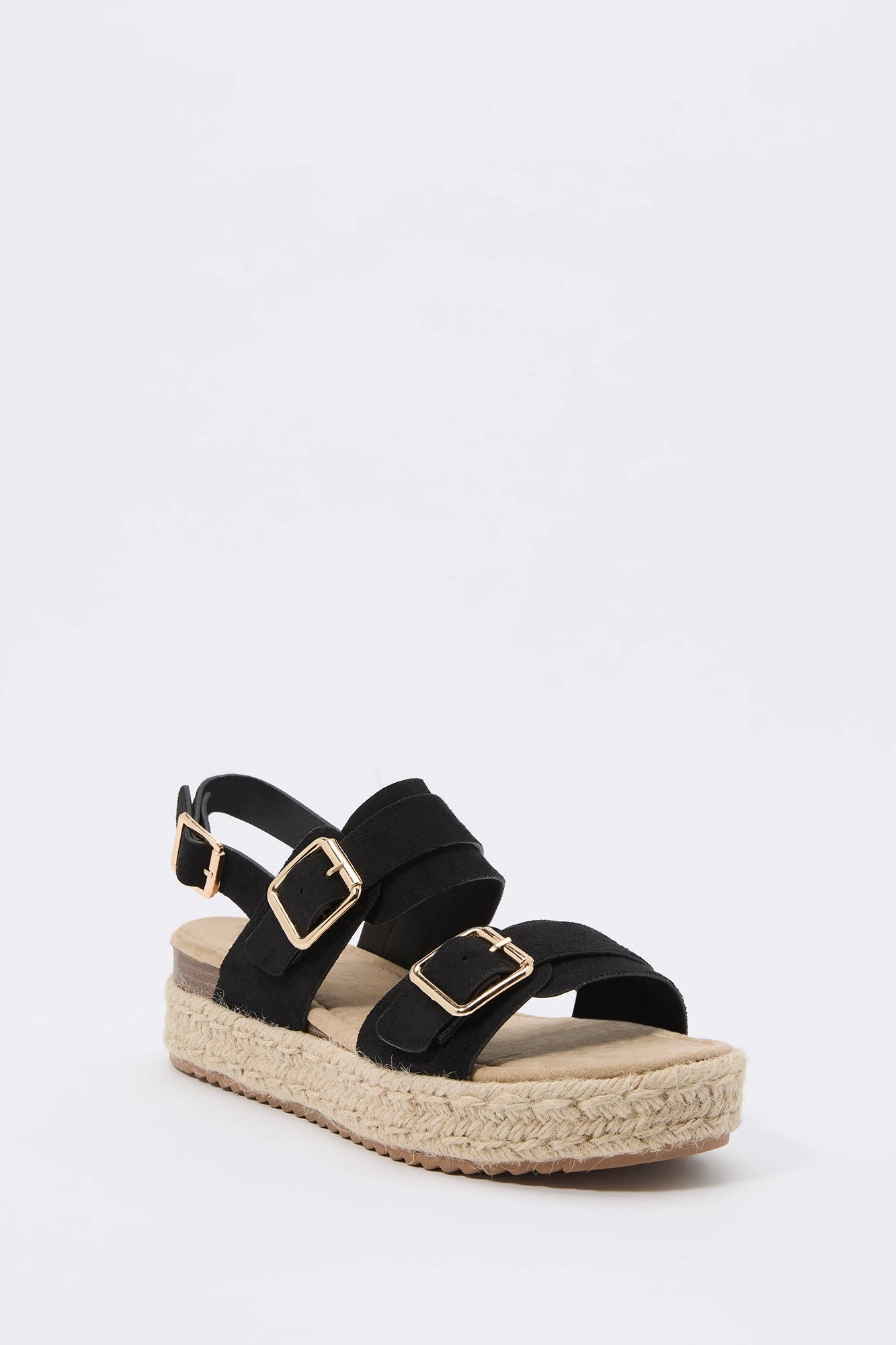 Buckled Espadrille Sandal