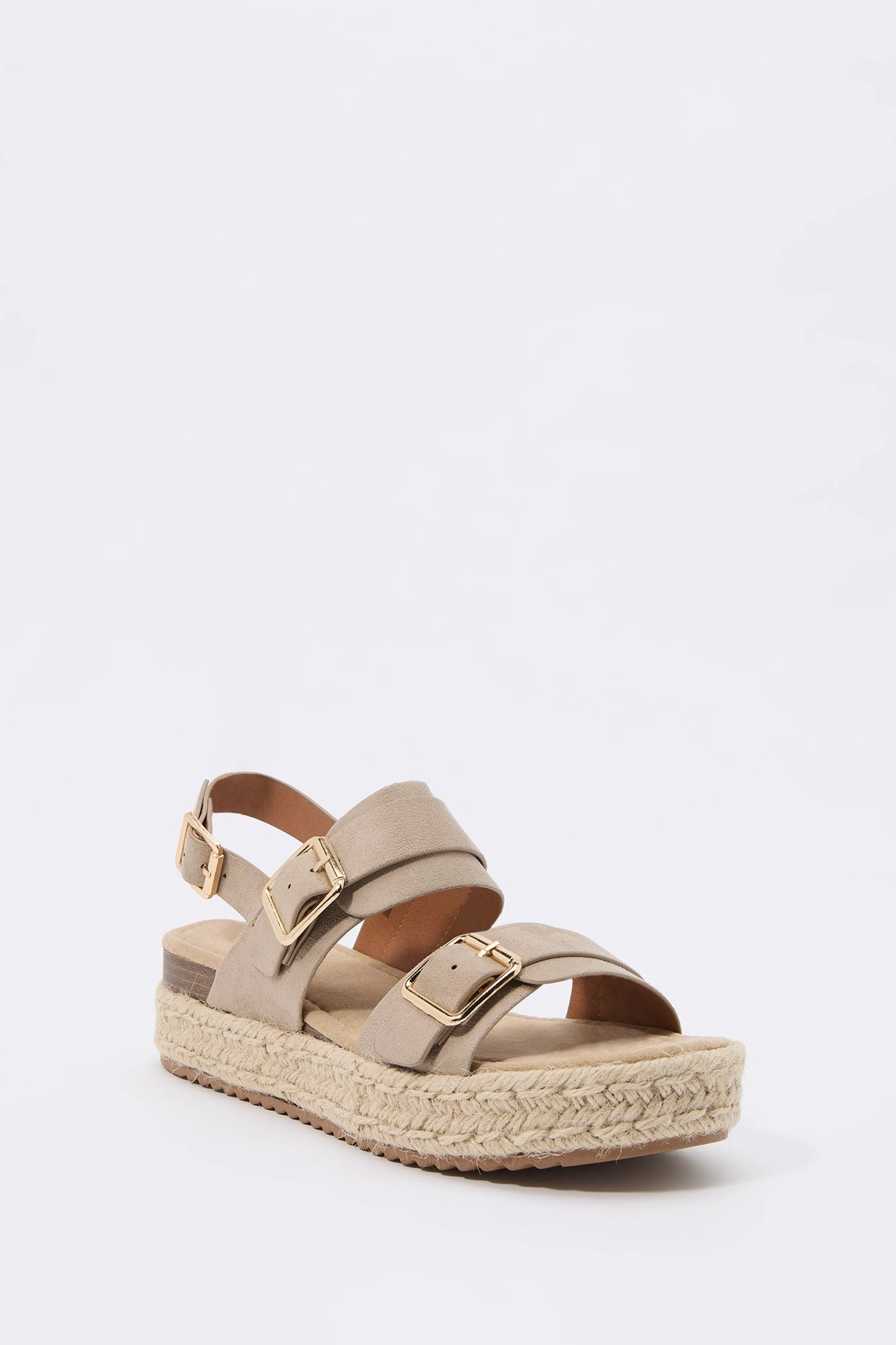 Buckled Espadrille Sandal