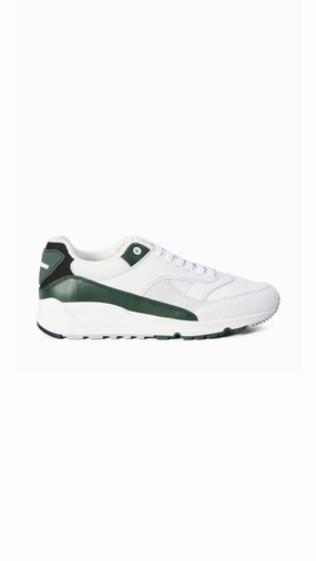 Bump Low-top Sneakers - White/green