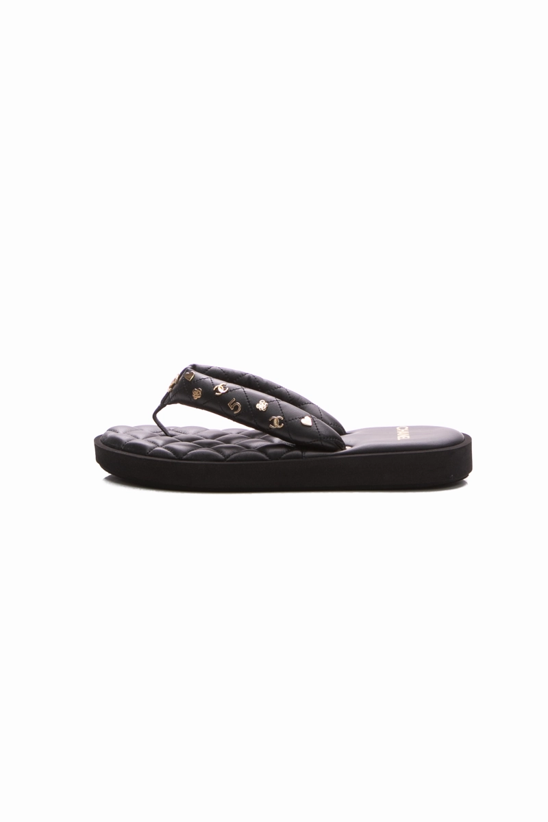Charms Padded Pool Thong Sandals - Size 41