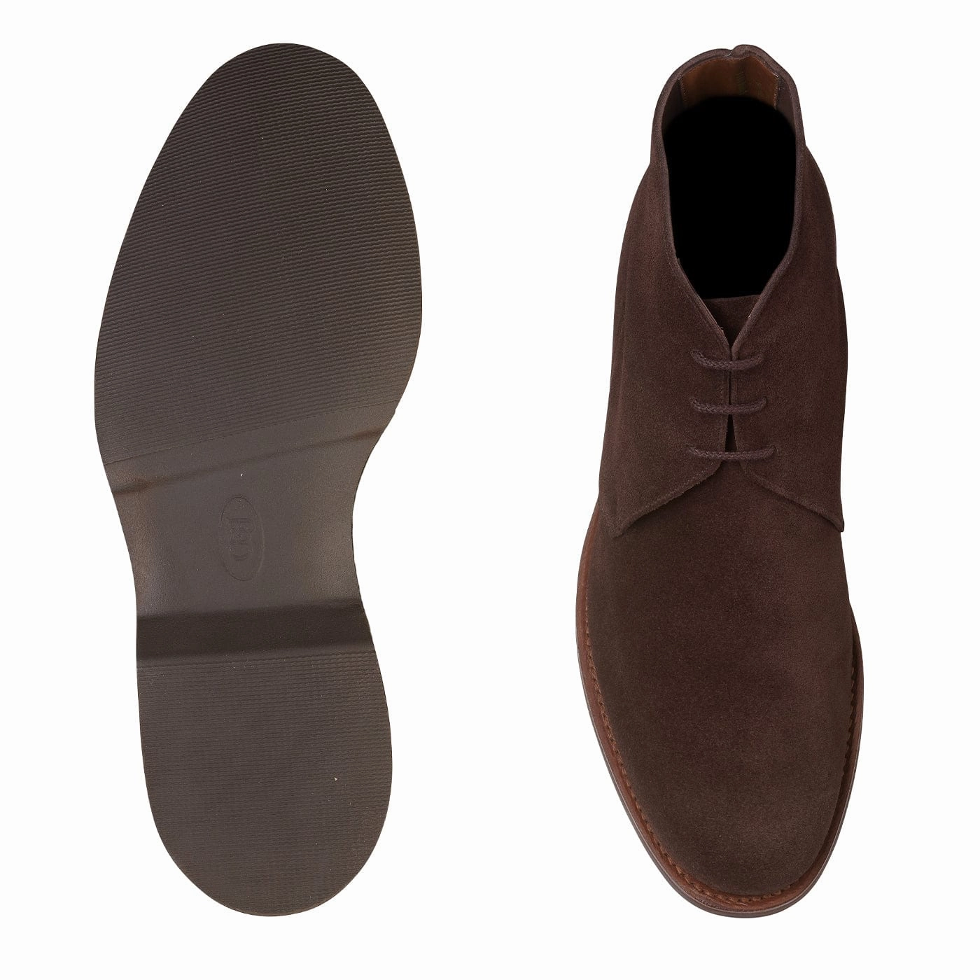 Chukka 4 Dark Brown Reverse Butt Suede