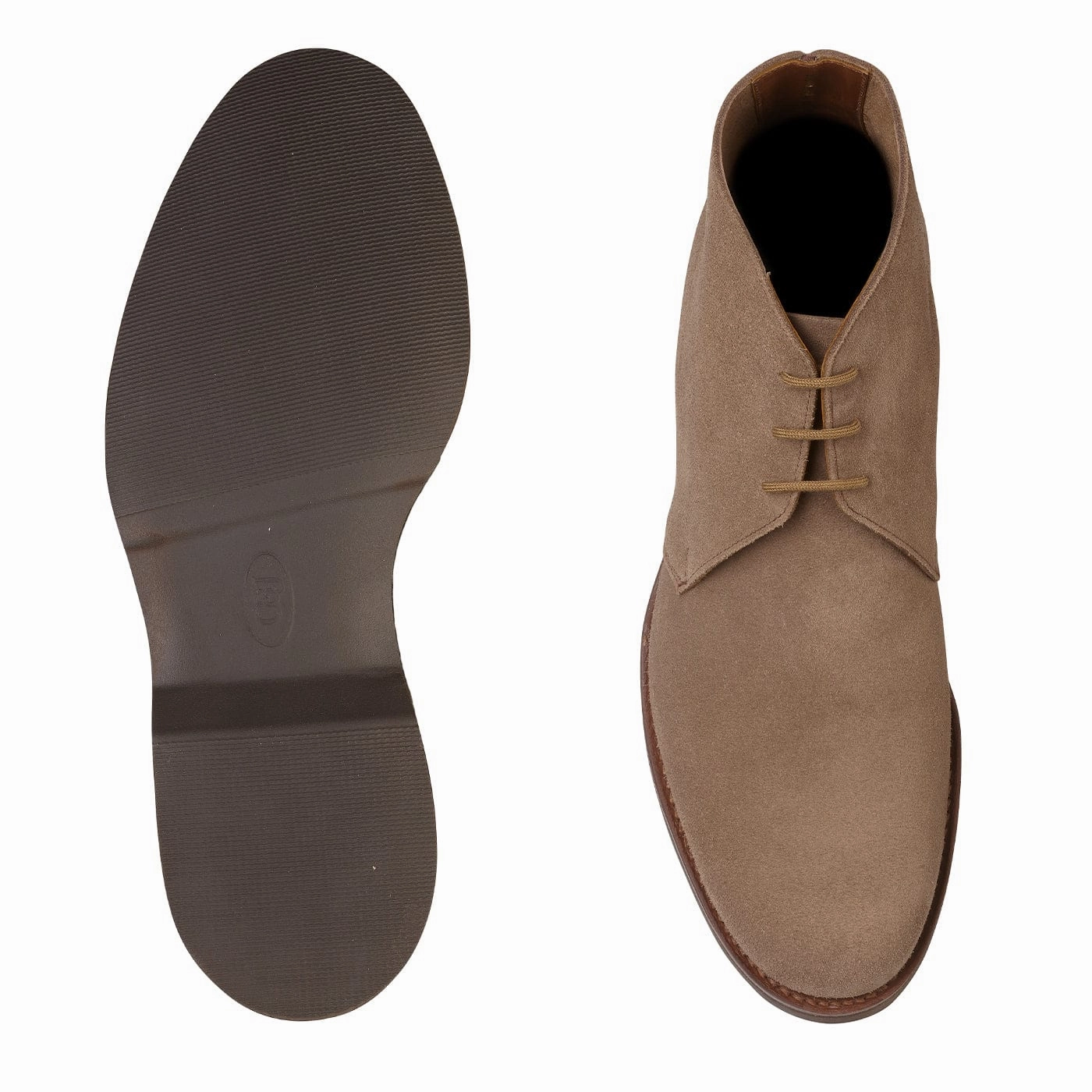 Chukka 4 Taupe Reverse Butt Suede