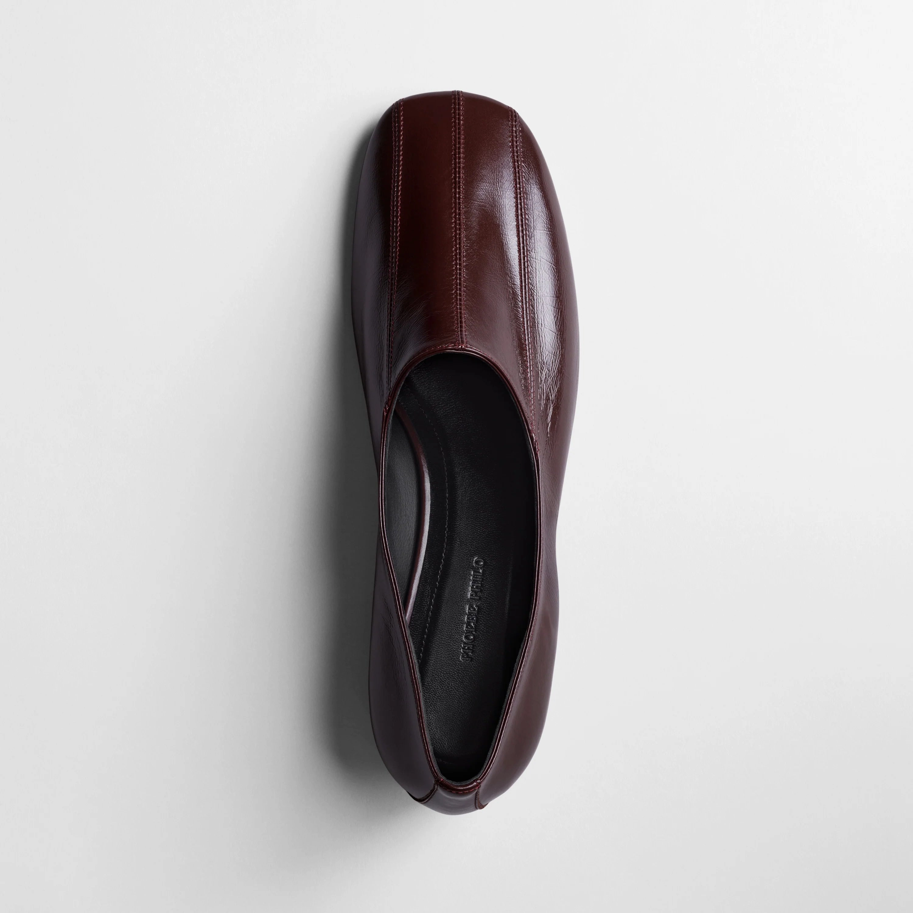 CLUB SLIPPER | oxblood shiny leather