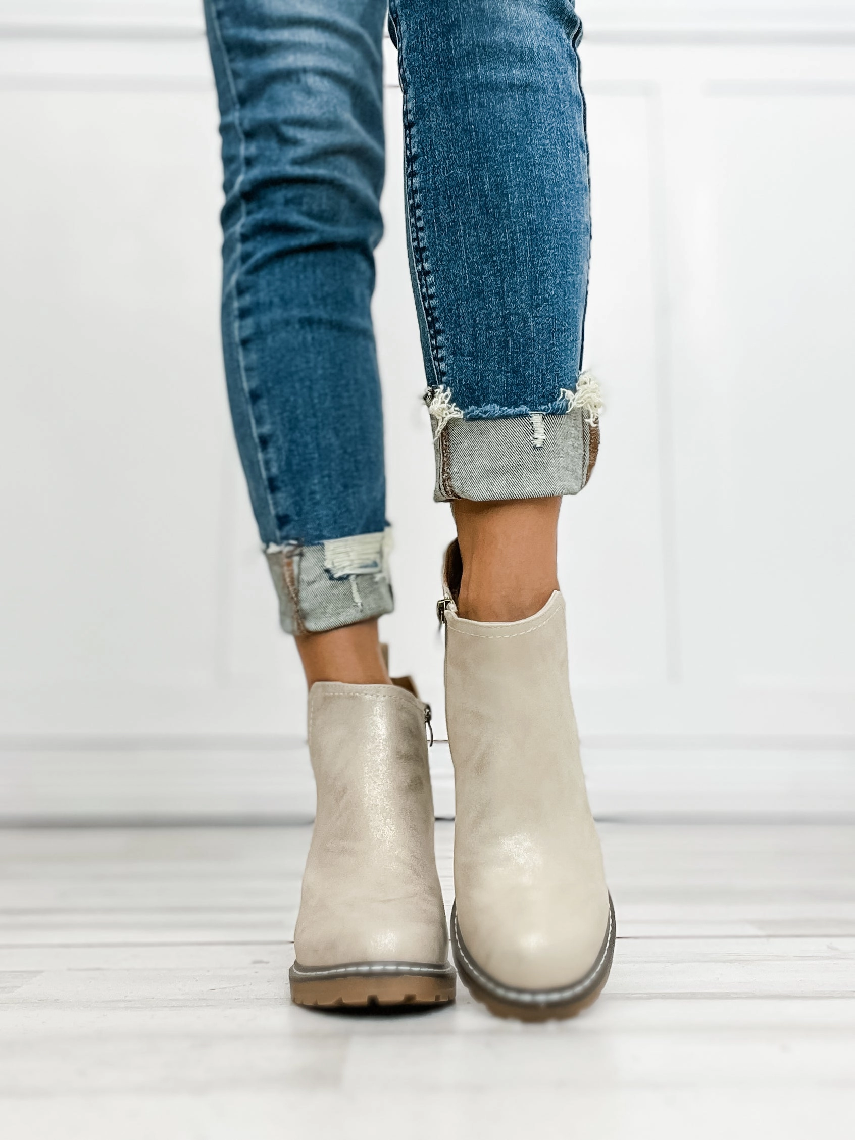 Corkys BITE ME Booties in Gold