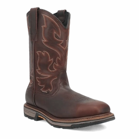 Dan Post Bridger - Men's Steel Toe Leather Cowboy Boots
