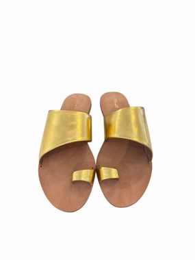 diane von furstenberg Gold and Brown Size 10 Shoes