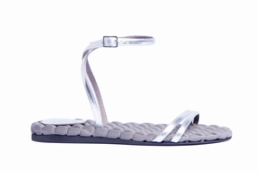FAYE Silver Brushed Leather