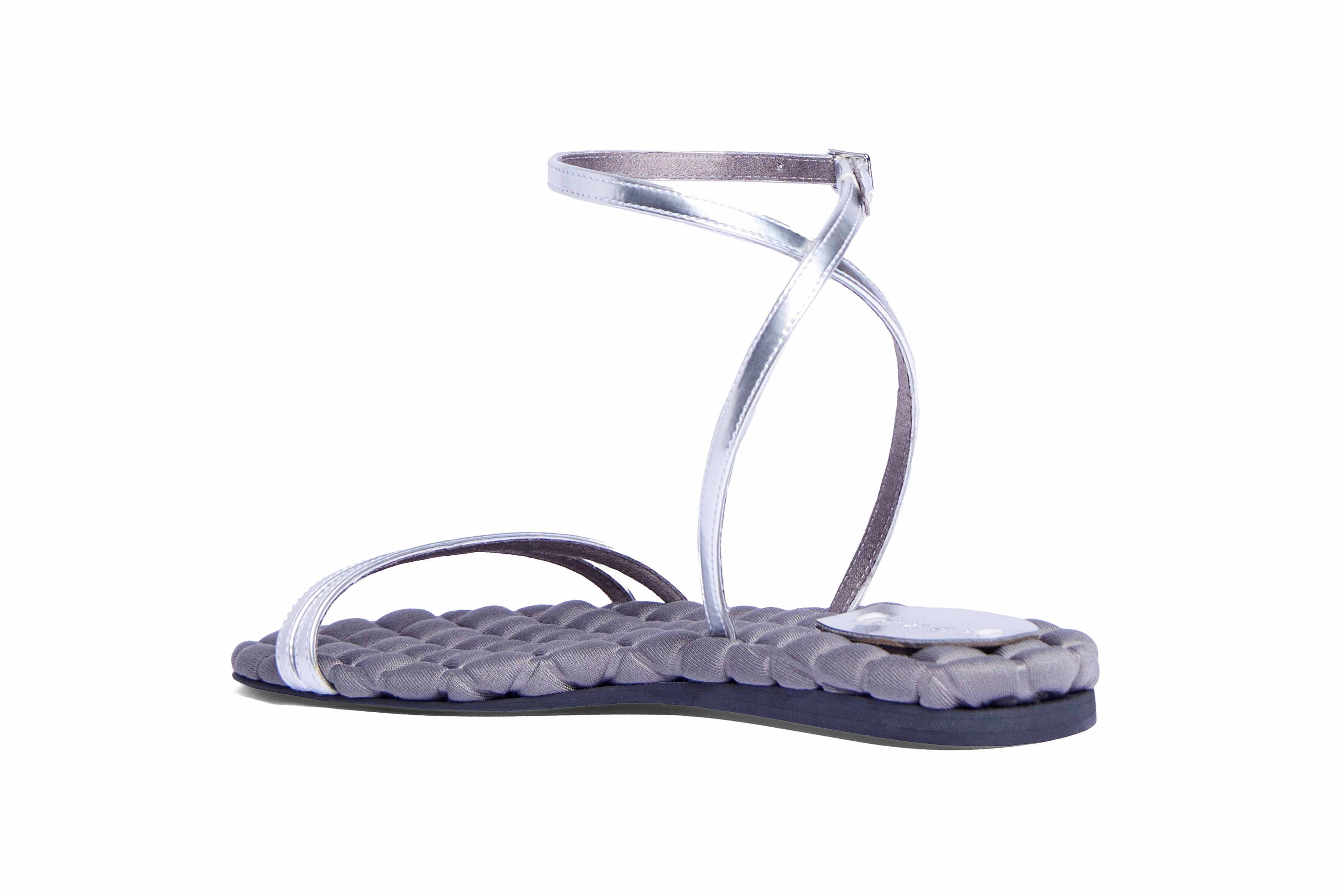 FAYE Silver Brushed Leather