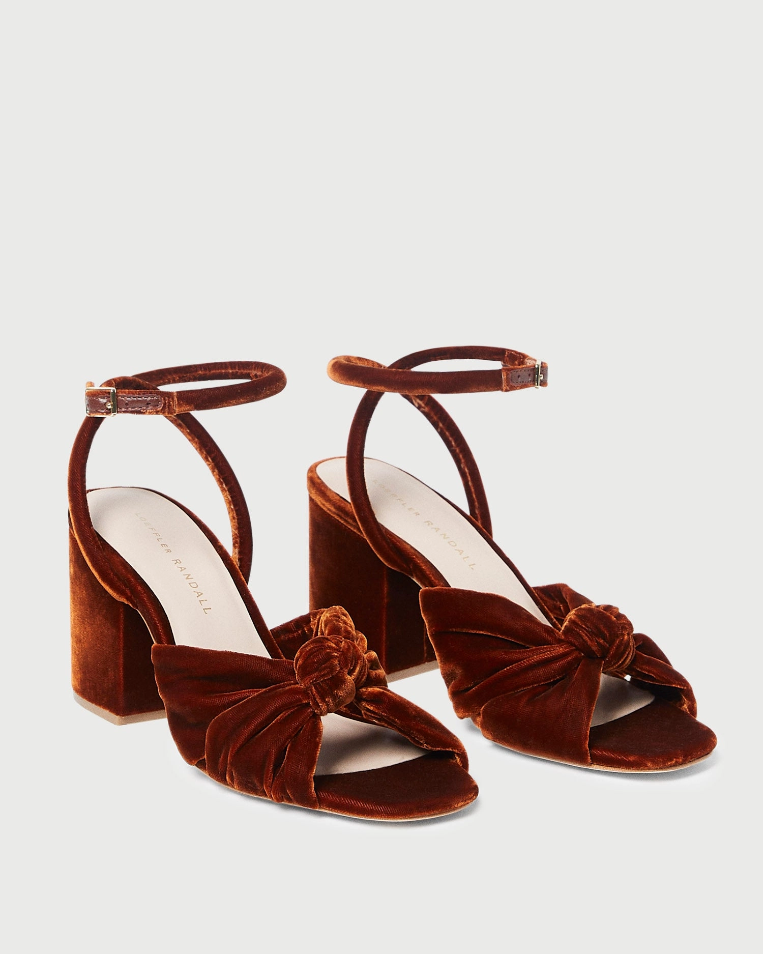 Fiamma Sienna Knot Mid-Heel Sandal