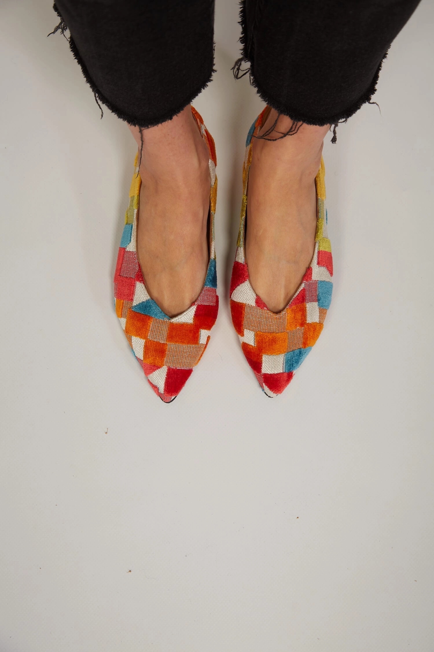Frigiliana Eco Suede Vegan Ballerinas | Colourful