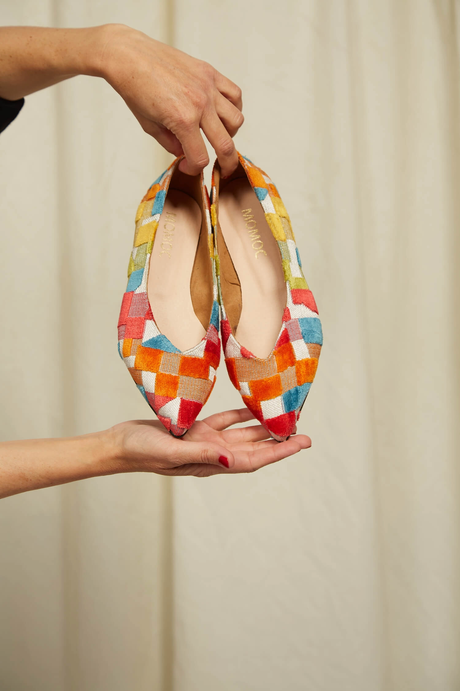 Frigiliana Eco Suede Vegan Ballerinas | Colourful