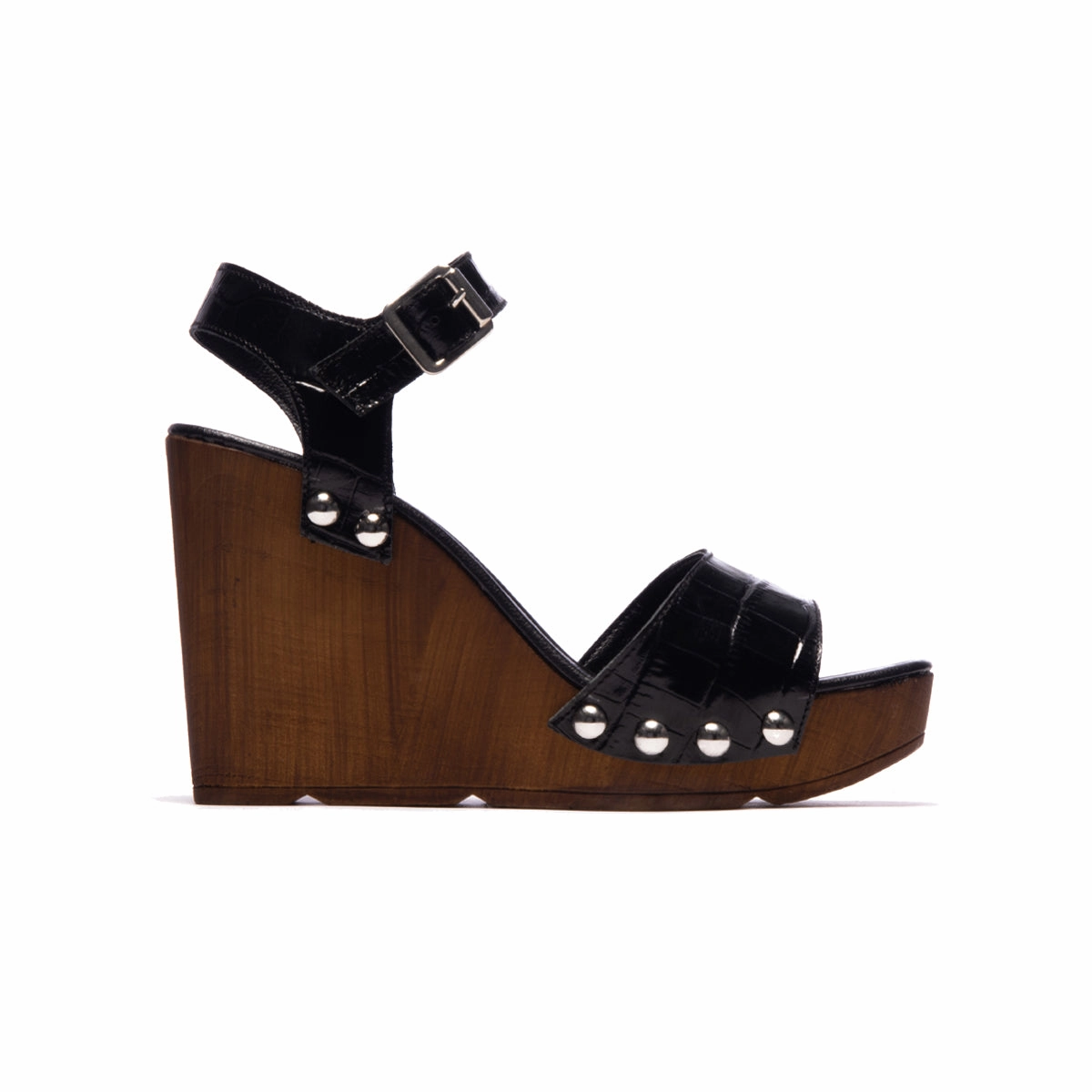 Glykeria Black Croco