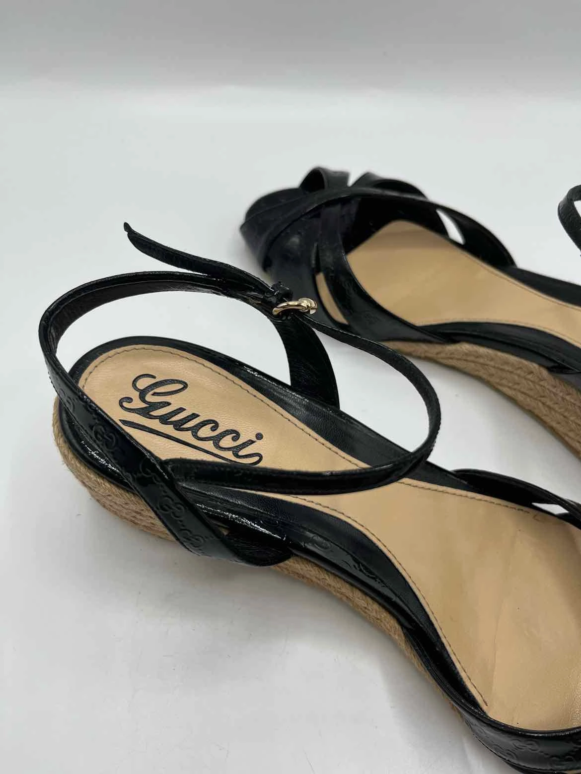 Gucci black and beige Size 10.5 Shoes
