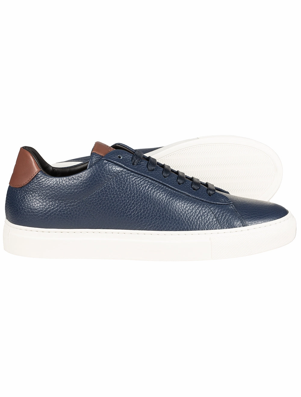 Leather Sneaker Navy