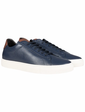Leather Sneaker Navy