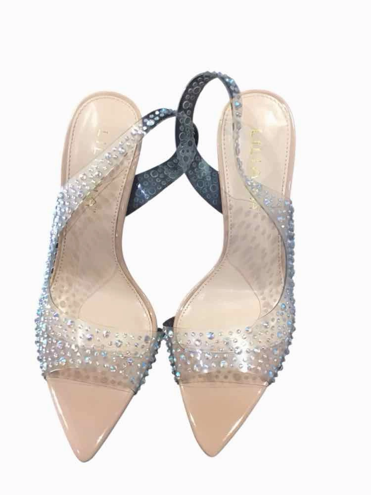 Liliana Nude Sparkles Size 6 1/2 Pumps