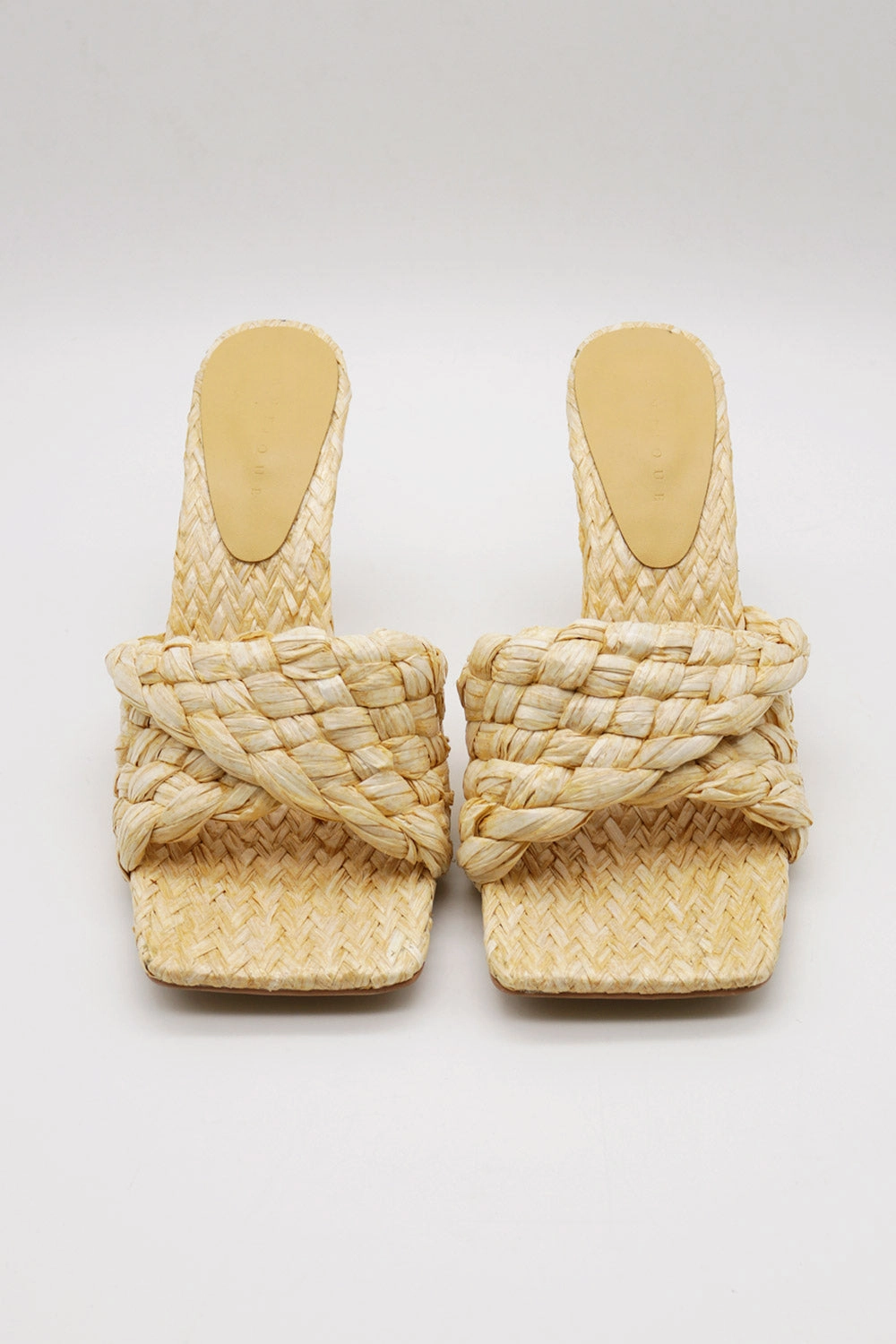 Liz Woven Raffia Sandals