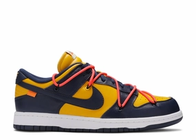 Nike Dunk Low x Off-White 'University Gold'