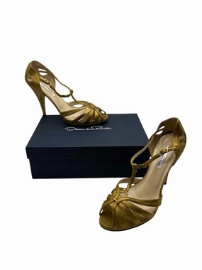 Oscar de la Renta metallic gold Size 40 Shoes