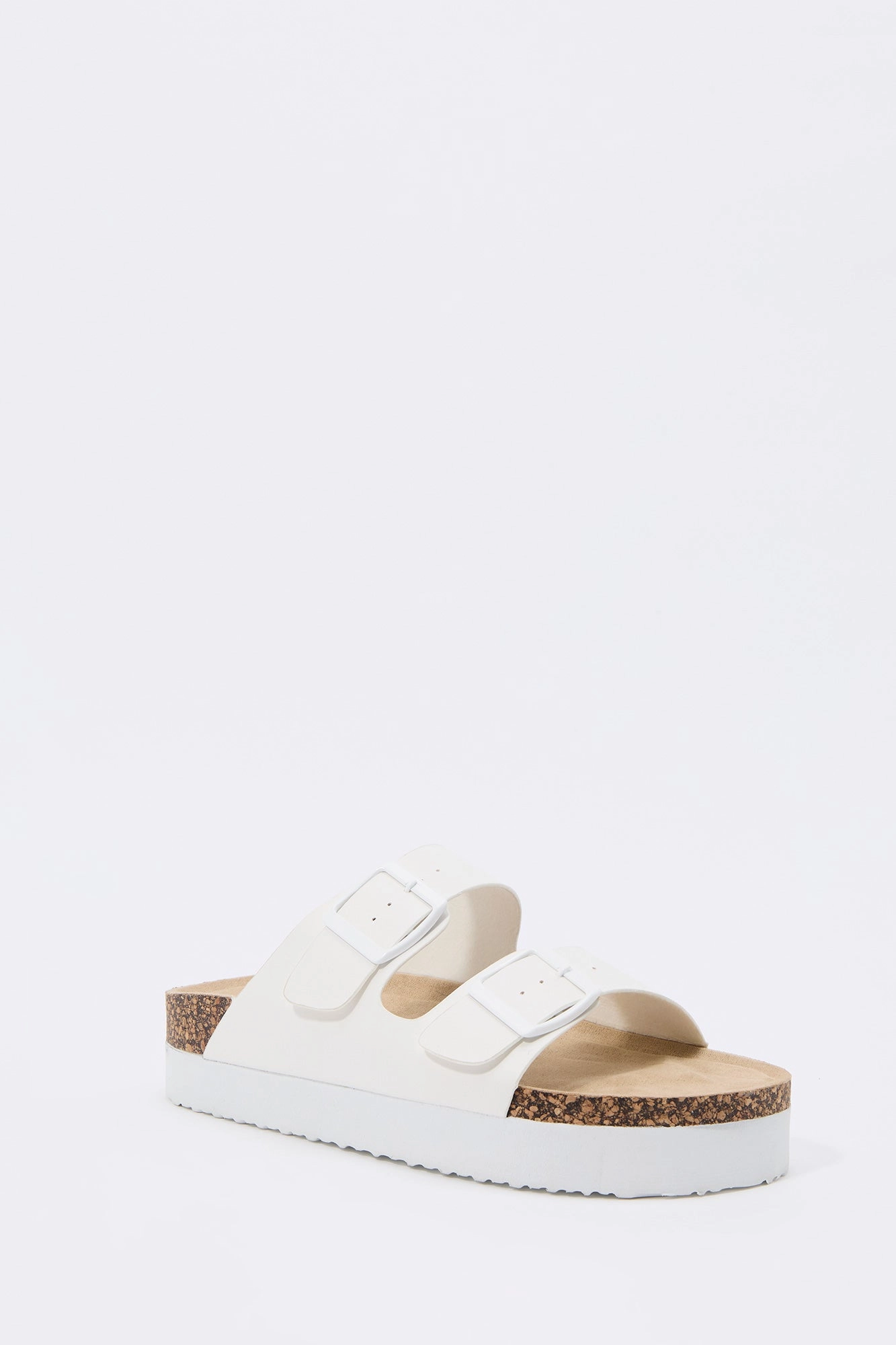 Platform Double Buckle Sandal