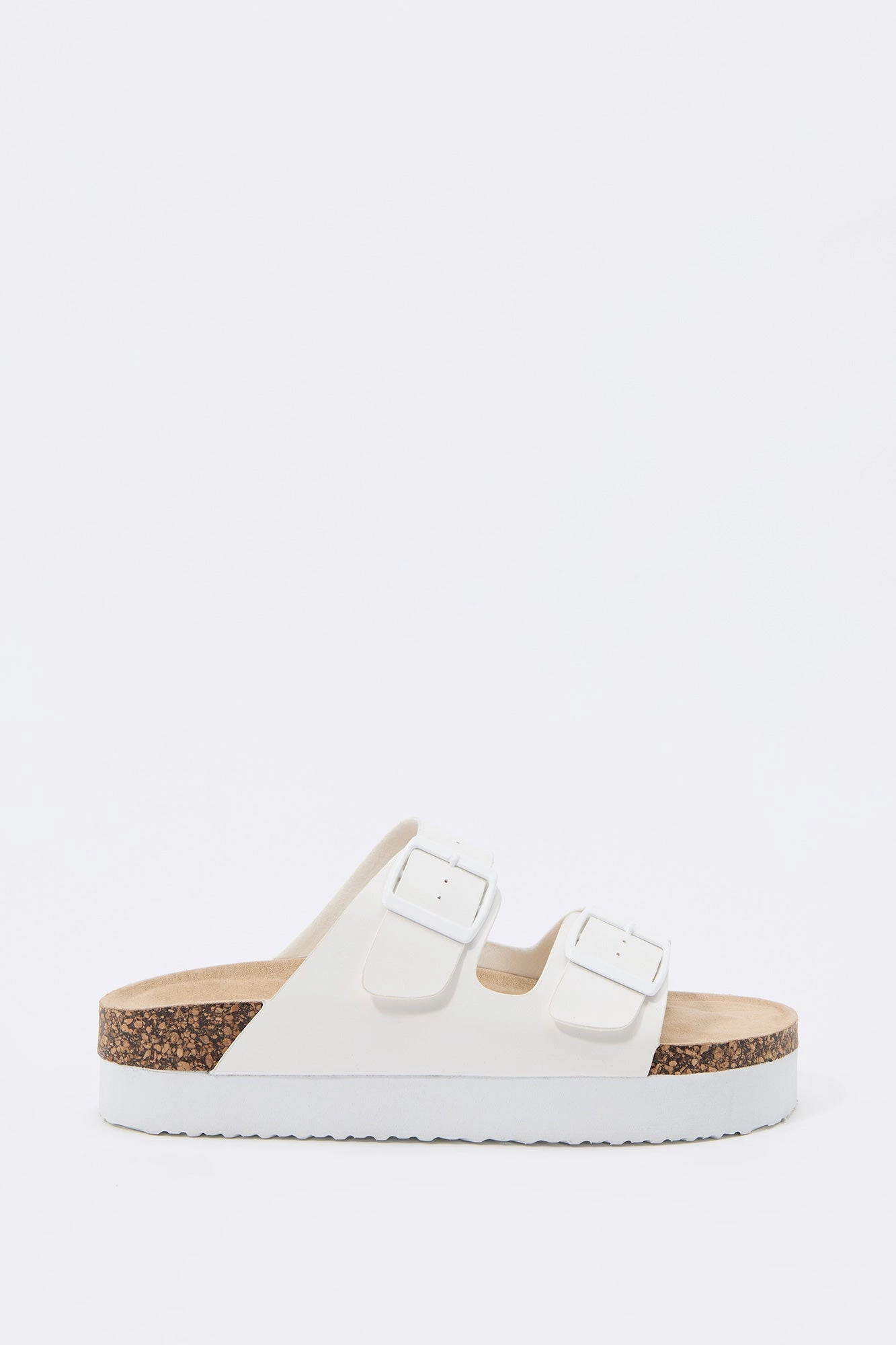 Platform Double Buckle Sandal