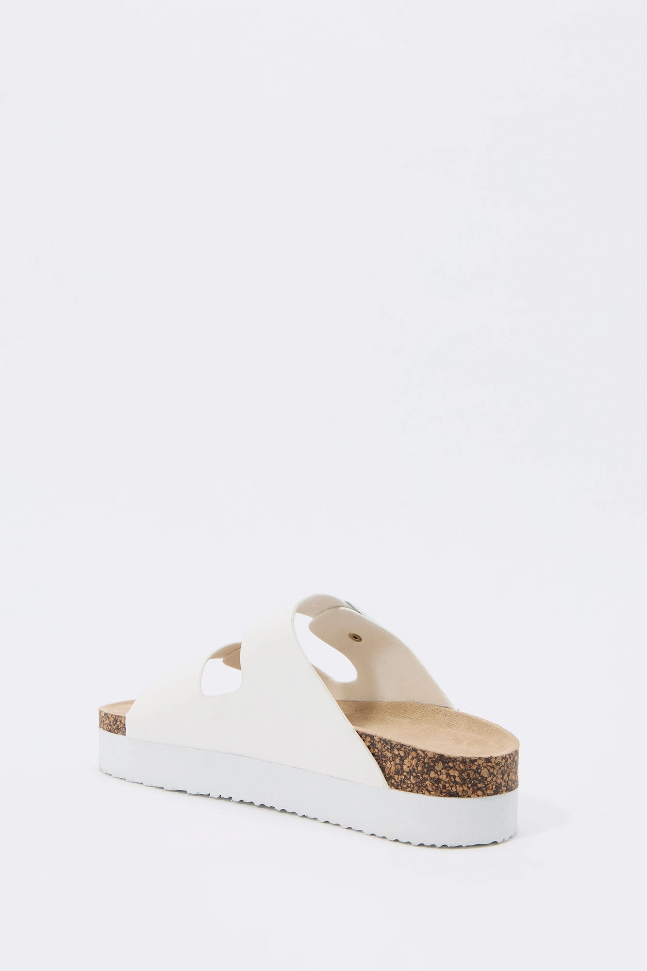 Platform Double Buckle Sandal