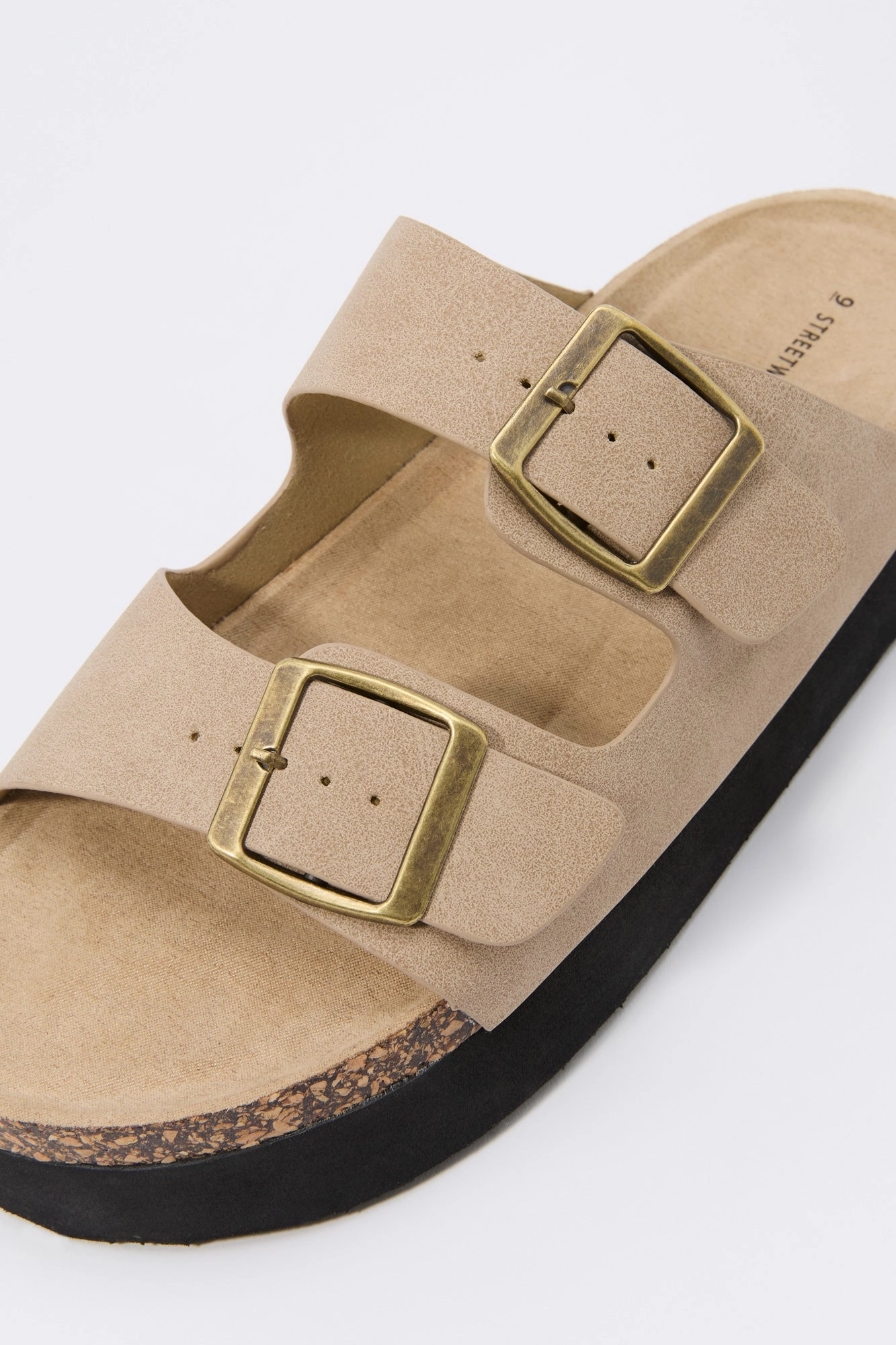 Platform Double Buckle Sandal