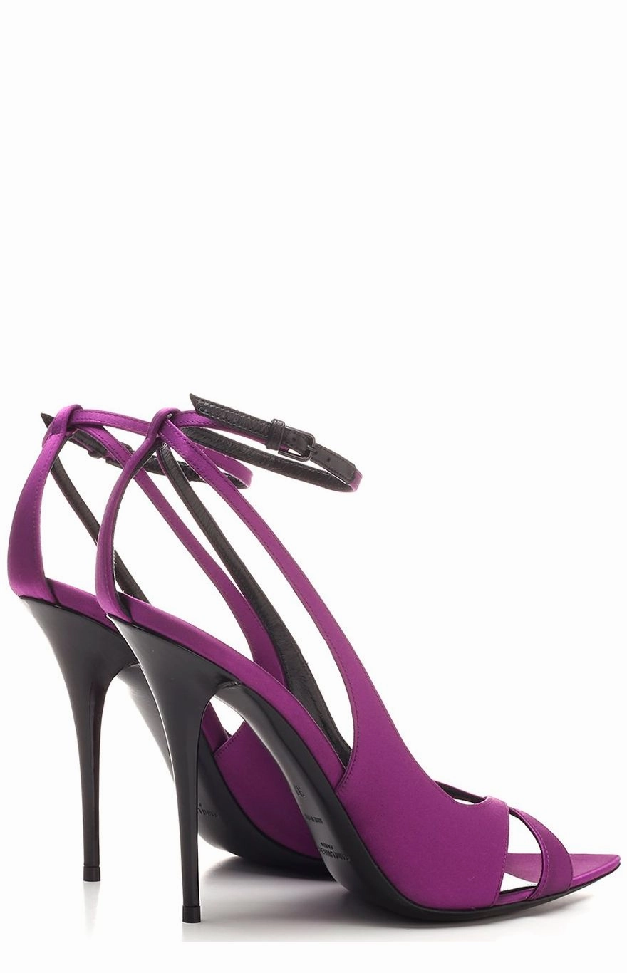 Saint Laurent Topsi Ankle Strap Sandals