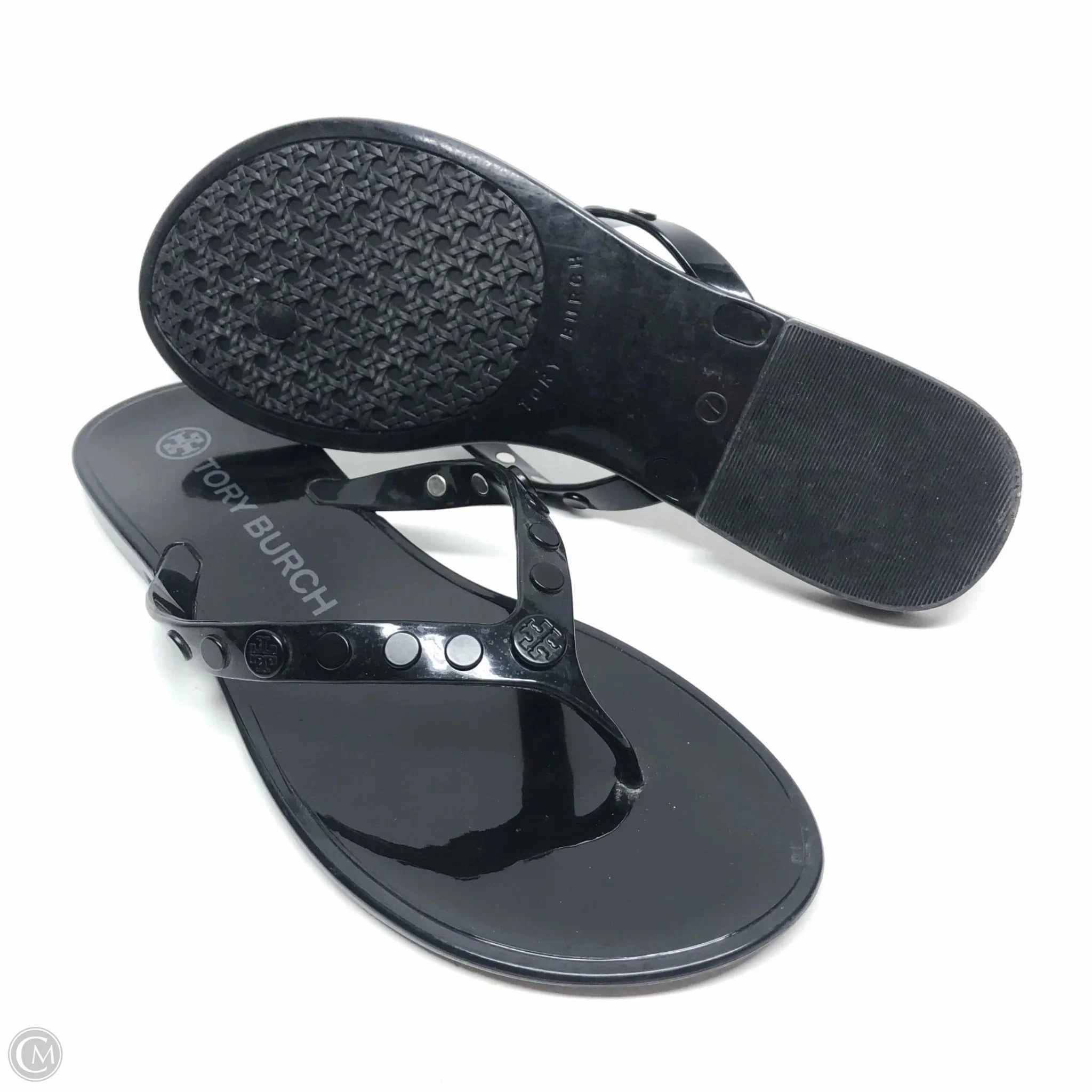 Sandals Designer By Tory Burch In Black, Size: 7