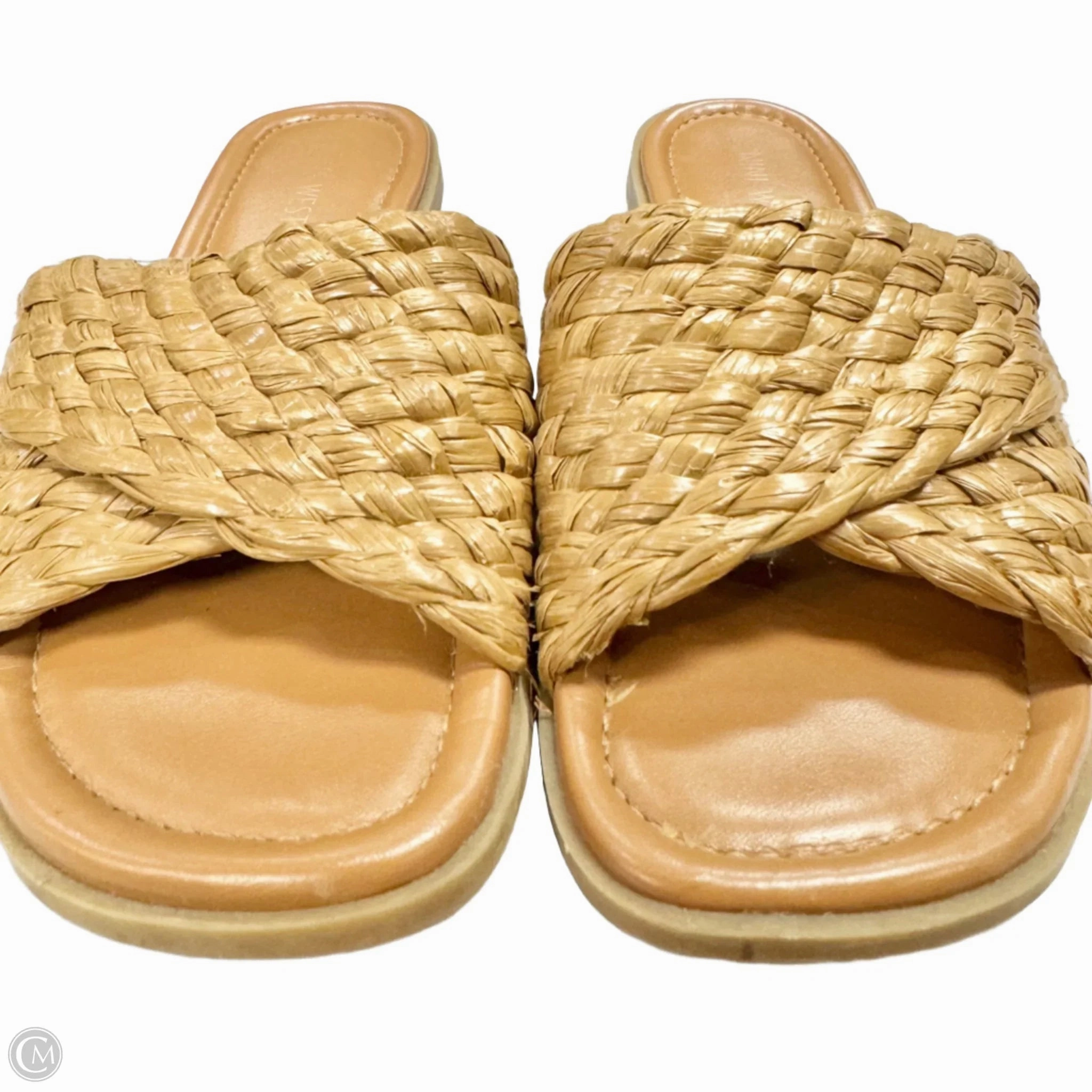 Sandals Flats By Nine West In Brown, Size: 8