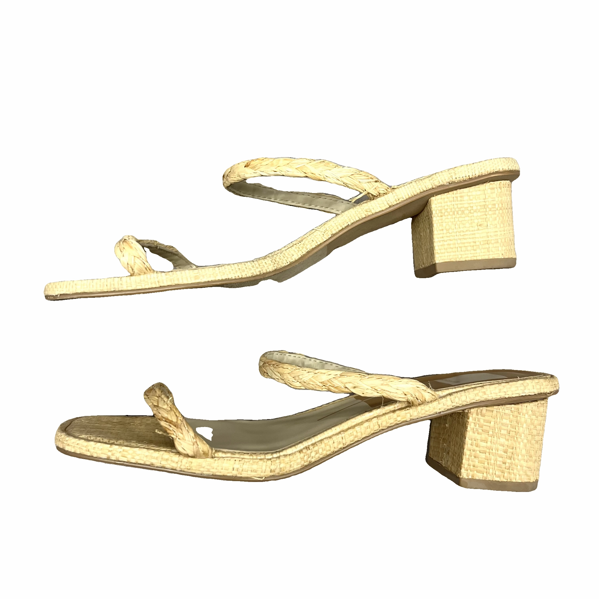 Sandals Heels Block By Dolce Vita In Beige, Size: 8