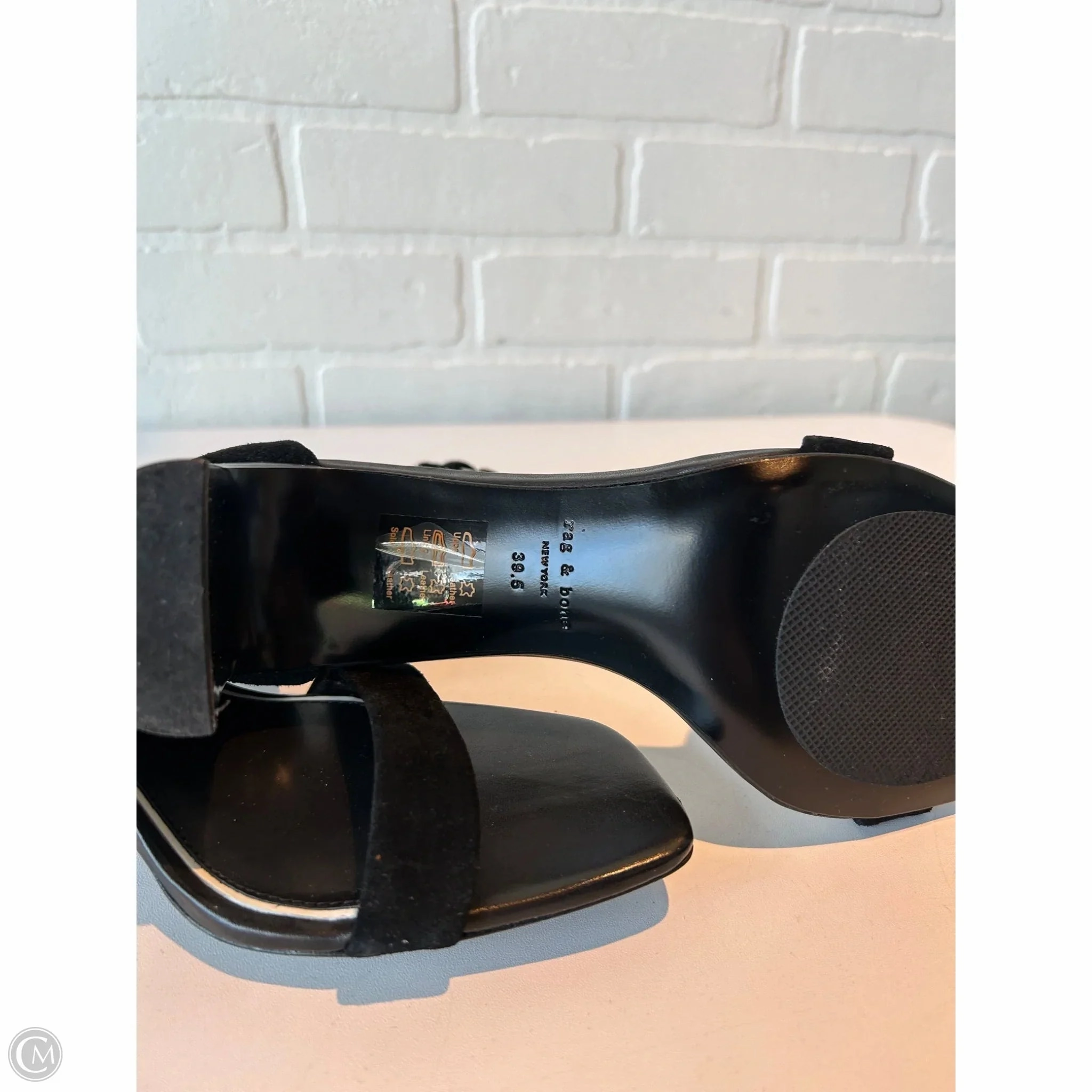 Sandals Heels Block By Rag And Bone In Black, Size: 9