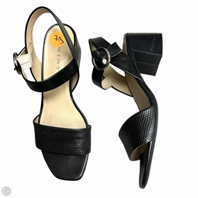 Sandals Heels Block By Wirth In Black, Size: 7.5