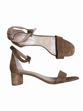 Sandals Heels Kitten By Banana Republic In Brown, Size: 11