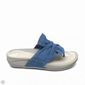 Sandals Heels Platform By Bare Traps In Blue, Size: 8