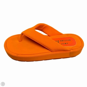 Sandals Heels Platform By Cmb In Orange, Size: 5